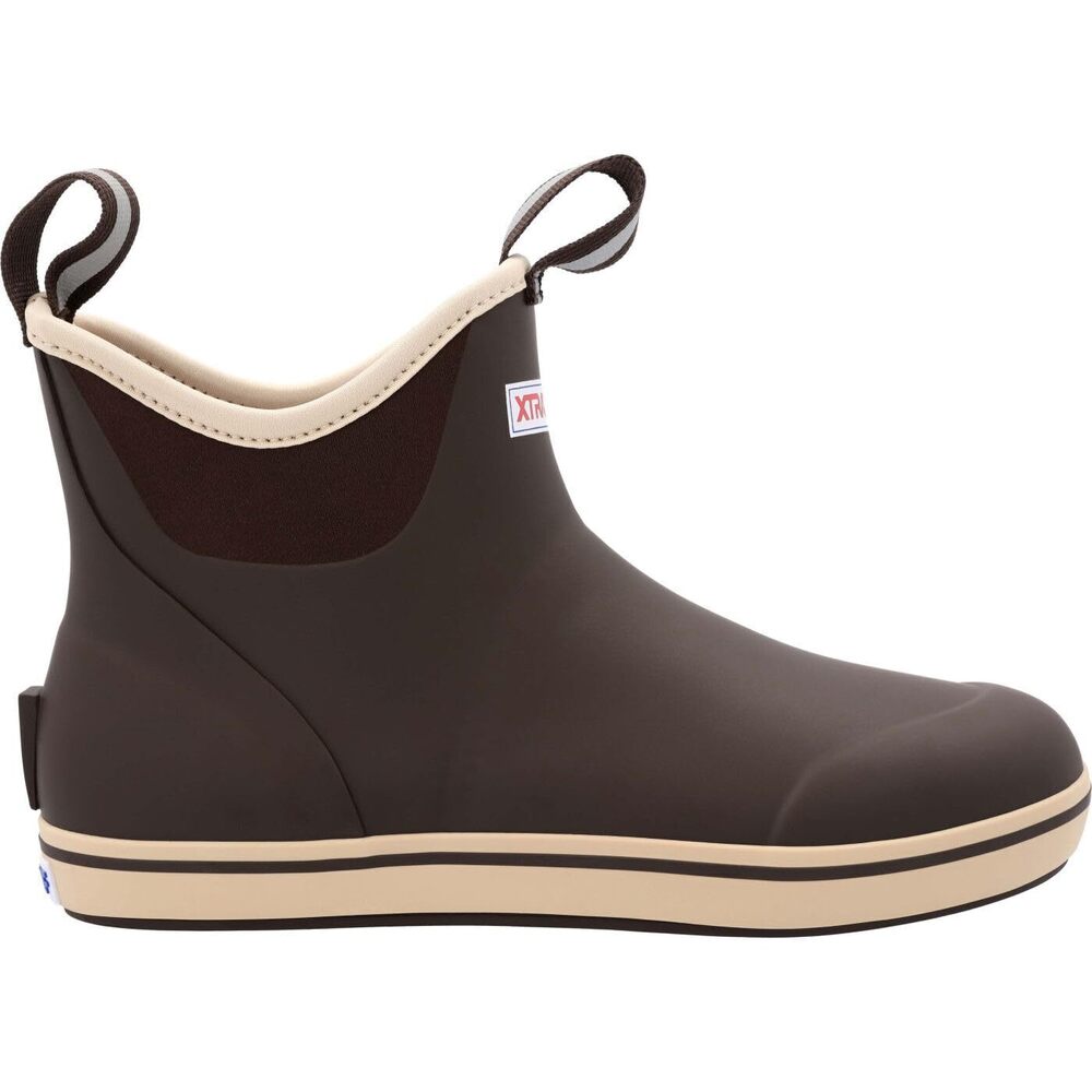 Xtratuf Women's 6 Inch Ankle Deck Boot, Brown, Size 11